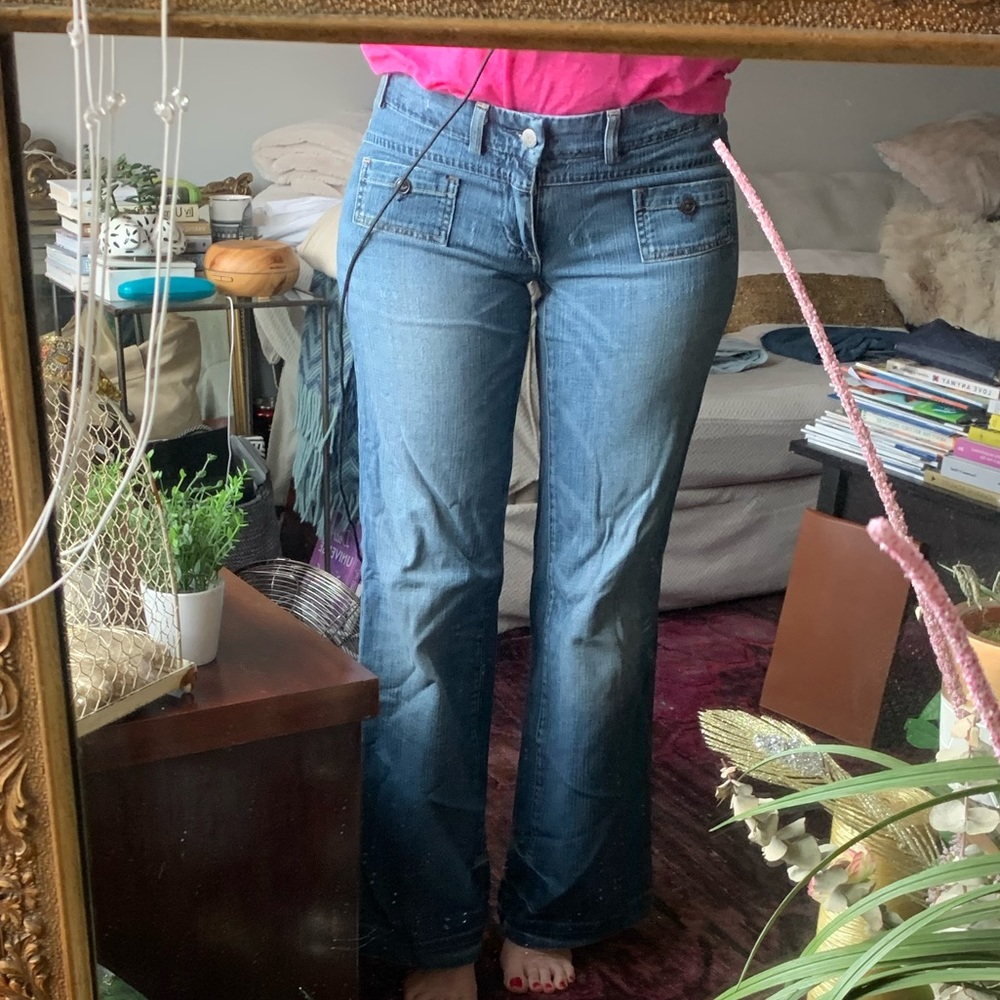 Citizens of humanity birkin wide leg flare jeans